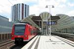 425 760-6 als RB44 nach Mannheim-Friedrichsfeld am Nachmittag des 24.05.14 beim Verlassen des Bahnhofs Ludwigshafen (Rhein) Mitte.