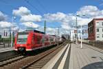 425 206-0 als S4 nach Bruchsal am Nachmittag des 24.05.14 bei der Einfahrt in Ludwigshafen (Rhein) Mitte.