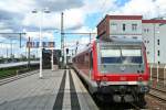 629 003 auf dem Weg nach Mannheim Hbf am Nachmittag des 24.05.14 beim Halt in Ludwigshafen (Rhein) Mitte.