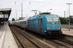 101 016-4  Unicef  mit dem IC 2430 von Dresden Hbf nach Oldenburg(Oldb) in Magdeburg.