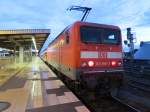 143 559 3 am Zugschluss einer RB aus Leipzig im Bahnhof von Magdeburg am 25.06.2014