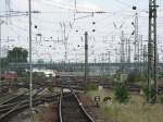 Das Gleisvorfeld am 25.07.08 in Mannheim Hbf.