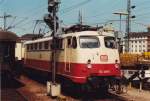 112 489-0 Mannheim Hbf im Oktober 1984