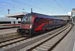 RJ261 nach Wien Hauptbahnhof verlässt am 13.8.2017 den Münchener Hauptbahnhof.