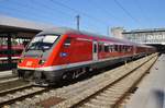 RE4040  München-Nürnberg-Express  nach Nürnberg Hauptbahnhof verlässt am 13.8.2017 den Münchener Hauptbahnhof.