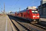 245 002 erreicht am 15.8.2017 mit dem RE57581 von Kempten(Allgäu) Hauptbahnhof den Münchener Hauptbahnhof.