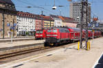 218 414-1 und 146 241-5 im Hbf München.