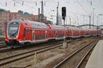 445 101-4 erreicht am 14.11.2018 als RB59147 von Treuchtlingen den Münchener Hauptbahnhof.