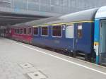 Speisewagen 56 80 85-92 151-4 der ARRIVA auf Gleis 26 in Mnchen Hauptbahnhof, am 28.09.08    