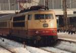 103 168 Dezember 1981 in Mnchen Hbf