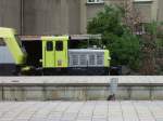 Eine Dispolok Rangierlok am 28.08.06 in Mnchen Hbf vor dem Eurosprinter.