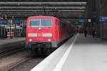 111 148-3 in München Hbf mit RE 79015 nach Salzburg Hbf.24.03.2012