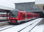 440 048 und 440 ??? warten am 15.02.2013 auf dem Mnchener Hauptbahnhof auf die Abfahrt.