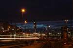 Das Gleisvorfeld des Münchener Hbf am Abend des 9.11.13.