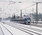 430 014 Meridian als M 79065 nach Kufstein in München-Heimeranplatz am 16.1.2016.