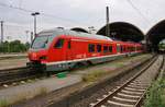 1428 504-3 steht am 26.05.2019 als RE42 (RE11229)  Niers-Haard-Express  nach Münster(Westf) Hauptbahnhof in Mönchengladbach Hauptbahnhof bereit.