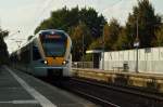 Eurobahn ET 7.13 bei der Durchfahrt in Mönchengladbach Lürrip als RE13 nach Hamm.