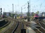HIer mal ein Blick in das Bahnhofsvorfeld von Mnster(Westf) am 17.4.