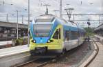 MÜNSTER, 21.07.2012, ET 019 der Westfalenbahn als RB 66 nach Osnabrück bei der Ausfahrt aus dem Hauptbahnhof