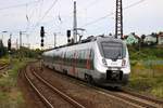 Nachschuss auf 9442 802 (Bombardier Talent 2) von Abellio Rail Mitteldeutschland als RB 74613 (RB20) von Eisenach nach Halle(Saale)Hbf Gl.