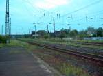 Das westliche Gleisvorfeld in Naumburg (S) Hbf am 26.07.2007.