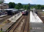 118 770-7 und 50 8079-7 bei den Pfingsdampftagen 2011 in Neuenmarkt-Wirsberg.