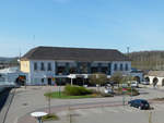 Der Hauptbahnhof in Neunkirchen Saar ist ein Keilbahnhof.