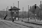 Die verwaisten Gleise am Bahnhof Süd in Neustrelitz.