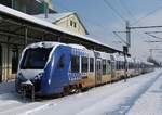 Noch immer steht der gestrandete Vlexx 622 922 und eine weiterer im Bahnhof Nordhausen.