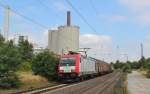 Am 4.September 2013 war SETG 482 042 mit H-Wagen in Nordstemmen auf dem Weg Richtung Sden.