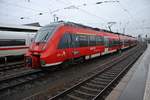 442 809-1 steht am 28.12.2017 als Leerzug im Nürnberger Hauptbahnhof.