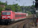 143 094-1 mit S2 aus Altdorf kommend bei Einfahrt in Nrnberg-Gleihammer (23.05.2010)