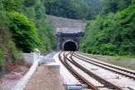 Eingang zum Brandleitetunnel auf der Oberhofer Seite