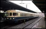 DB 634651 steht am 17.11.1990 um 12.45 Uhr auf Gleis 12 im unteren Bahnhofsteil des HBF Osnabrück.