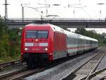 101 016 mit IC-Sprinter Köln - Hamburg in Brock=Ostbevern, 30.09.2021