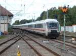 Nach 9h und 10min Fahrzeit erreichte IC 2212 Koblenz-Binz am 19.September 2010 den Bahnhof Binz.