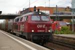 Die OHE 200087 am 13.09.2007 bei der langsamen Durchfahrt im Peiner Bahnhof