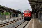 232 668-4 durchfhrt mit einer 233 am Haken Plauen ob Bf. (15.5.2010)