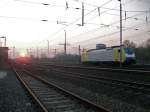 ES64F4-095 12.04.2010  Abendstimmung  auf nrdlichem Gleisbereich Hbf Potsdam