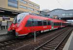 Hier 442 817-3 als RB20 (RB28712) von Potsdam Hbf. nach Oranienburg, dieser Triebzug stand am 28.3.2014 in Potsdam Hbf. 