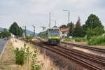 650 702 als ag 84668 (Weiden (Oberpf) - Weidenberg) bei der Ausfahrt in Pressath, 29.07.2019