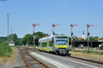 ag84561 in Form von 650 725 von Bayreuth nach Weiden bei der Einfahrt in Pressath, 07.08.2015