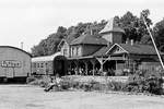 13.07.1981	Bahnhof Putbus auf der Insel Rügen.