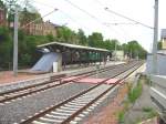 Die schmucke Stollberger Bahnsteigberdachung, 07.05.07