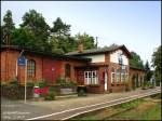 Einer der bestgepflegtesten Kleinbahnhfe in Brandenburg ist der Bf in Klinge an der KBS 209.46 Cottbus - Forst(Lausitz).