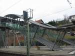 Hier sieht man die Treppen und den bergang wie er sich in Neustadt befindet.