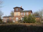 Ehemaliger Bahnhof Fretzdorf am km 53,8 der Strecke Kremmen - Wittstock ( - Meyenburg); 28.11.2011
