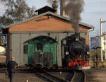 99 713 nach dem Wassernehmen und Restaurieren in Radebul Ost. 13.10.207  16:39 Uhr.