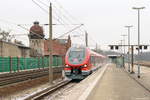 633 505-2 kam mit einer unbekannten 632er und 633er durch Rathenow und fuhr weiter in Richtung Stendal.