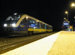 VT 560 der Mrkischen Regiobahn im Bahnhof von Rathenow am 24.09.2010